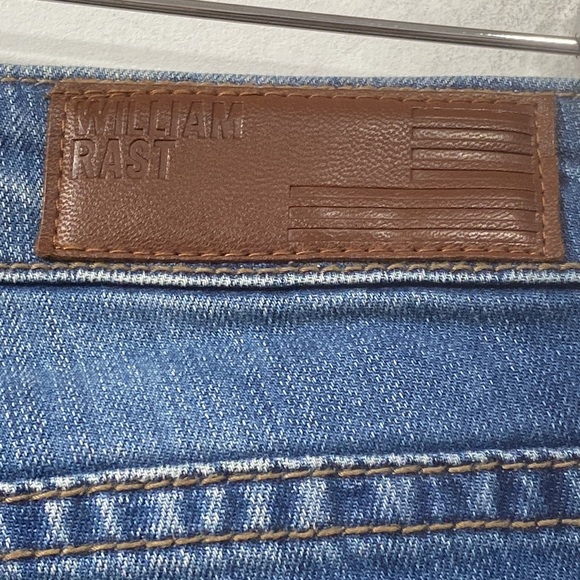 William Rast Boyfriend in Mid Blue Wash Distressed 28 - Picture 9 of 13